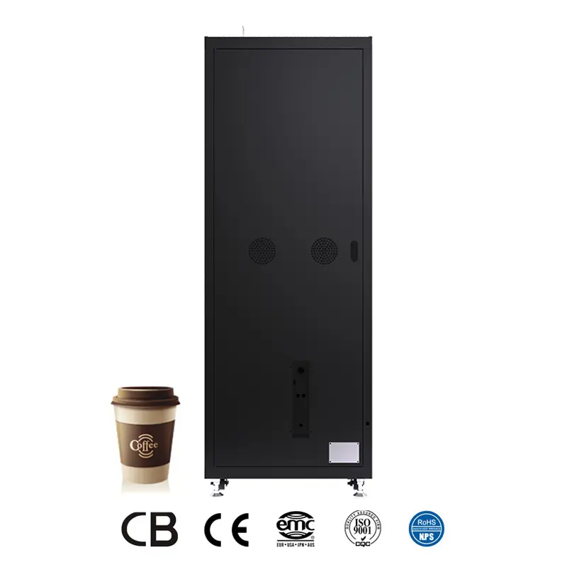 Máy bán cà phê nóng, lạnh, các loại nước trái cây, trà sữa và làm nước đá tự động với màn hình cảm ứng