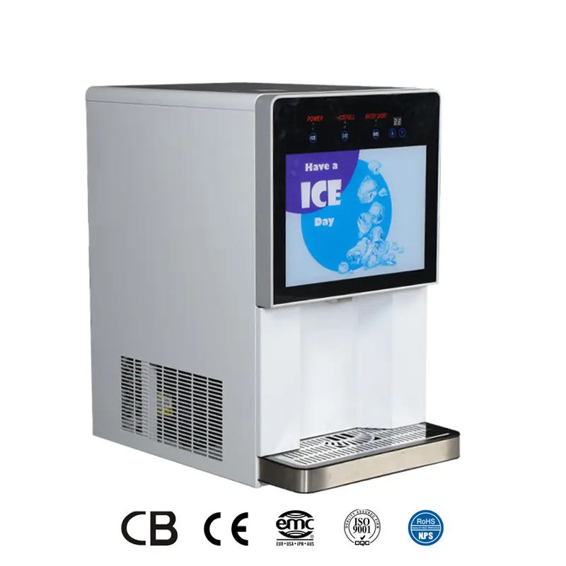 Máy công nghiệp làm nước đá và nhã đá tự động